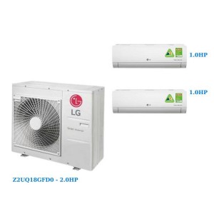 Combo Multi LG Inverter 1 Dàn Nóng 2 Hp Z2UQ18GFD0/AMNQ09GSJB0