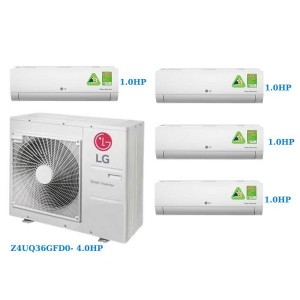 Combo Multi LG Inverter 1 Dàn Nóng 4 Hp Z4UQ36GFD0/AMNQ09GSJB0