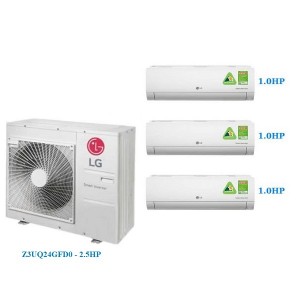 Combo Multi LG Inverter 1 Dàn Nóng 2.5 Hp Z3UQ24GFD0/AMNQ09GSJB0