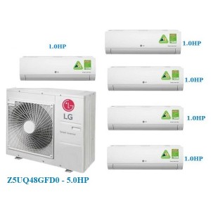 Combo Multi LG Inverter 1 Dàn Nóng 5 Hp Z5UQ48GFD0/AMNQ09GSJB0