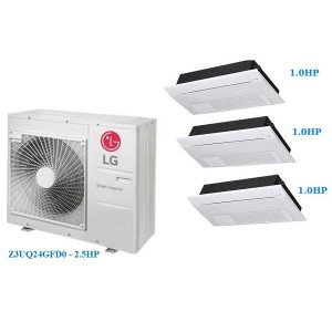 Combo Multi LG Inverter 1 Dàn Nóng 2.5 Hp Z3UQ24GFD0/AMNQ09GTUA0