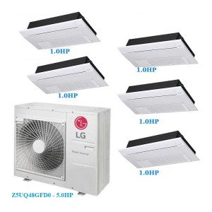 Combo Multi LG Inverter 1 Dàn Nóng 5 Hp Z5UQ48GFD0/AMNQ09GTUA0