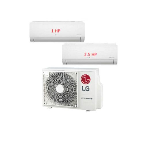 22.Máy Lạnh Multi LG 1 Dàn Nóng 2.5 Hp + 1 Dàn Lạnh Treo Tường 1 Hp + 1 Dàn Lạnh Treo Tường 2.5 Hp-A3UQ24GFD0/AMNQ09GSJA0 + AMNQ24GSKA0