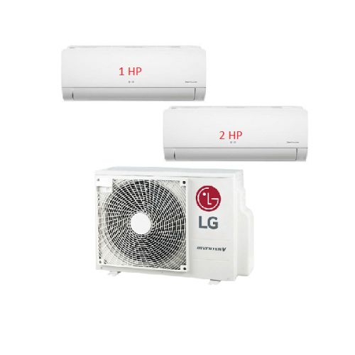 21.Máy Lạnh Multi LG 1 Dàn Nóng 2 Hp + 1 Dàn Lạnh Treo Tường 1 Hp + 1 Dàn Lạnh Treo Tường 2 Hp-A2UQ18GFD0/AMNQ09GSJA0 + AMNQ18GSKA0