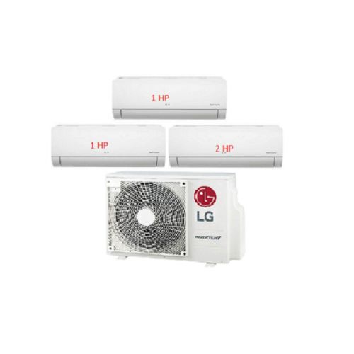 23.Máy Lạnh Multi LG 1 Dàn Nóng 3.5 Hp + 2 Dàn Lạnh Treo Tường 1 Hp + 1 Dàn Lạnh Treo Tường 2 Hp-A3UQ30GFD0/AMNQ09GSJA0 + AMNQ18GSKA0