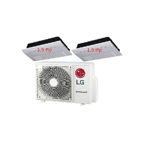 36.Máy Lạnh Multi LG 1 Dàn Nóng 2 Hp + 2 Dàn Lạnh Âm Trần 1 Hướng Thổi 1.5 Hp-A2UQ18GFD0/AMNQ12GTUA0