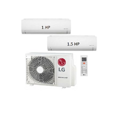 6.Máy Lạnh Multi LG 1 Dàn Nóng 2 Hp + 1 Dàn Lạnh Treo Tường 1 Hp + 1 Dàn Lạnh Treo Tường 1.5 Hp-A2UQ18GFD0/AMNQ09GSJA0 + AMNQ12GSJA0