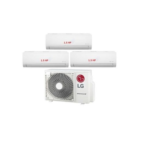 62.Máy Lạnh Multi LG 1 Dàn Nóng 3.5 Hp + 3 Dàn Lạnh Treo Tường 1.5 Hp-A3UQ30GFD0/AMNQ12GSJA0