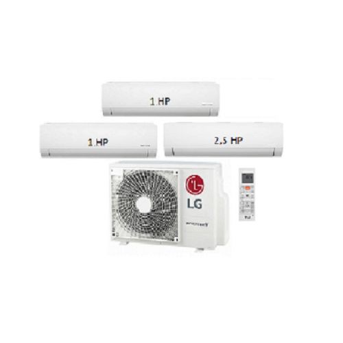 28.Máy Lạnh Multi LG 1 Dàn Nóng 3.5 Hp + 2 Dàn Lạnh Treo Tường 1 Hp + 1 Dàn Lạnh Treo Tường 2.5 Hp-Multi LG-A3UQ30GFD0/AMNQ09GSJA0 + AMNQ24GSKA0