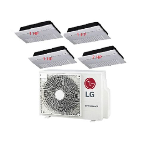 34.Máy Lạnh Multi LG 1 D.Nóng 4 Hp + 4 DLAT1HT 1Hp+2Hp-A4UQ36GFD0/AMNQ09GTUA0+AMNQ18GTTA0