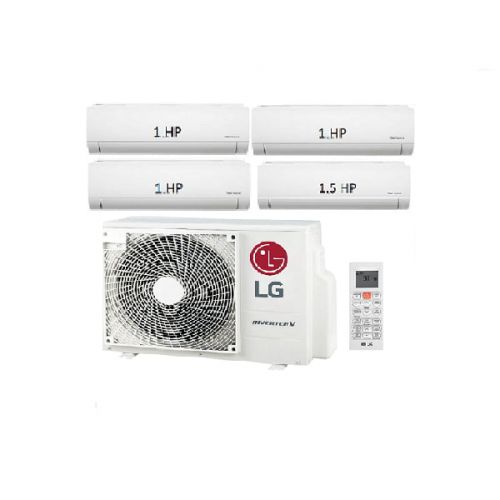 9.Máy Lạnh Multi LG 1 Dàn Nóng 4 Hp + 3 Dàn Lạnh Treo Tường 1 Hp + 1 Dàn Lạnh Treo Tường 1.5 Hp-A4UQ36GFD0/AMNQ09GSJA0 + AMNQ12GSJA0