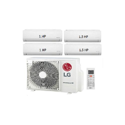 29.Máy Lạnh Multi LG 1 Dàn Nóng 4 Hp + 2 Dàn Lạnh Treo Tường 1 Hp + 2 Dàn Lạnh Treo Tường 1.5 Hp-A4UQ36GFD0/AMNQ09GSJA0 + AMNQ12GSJA0