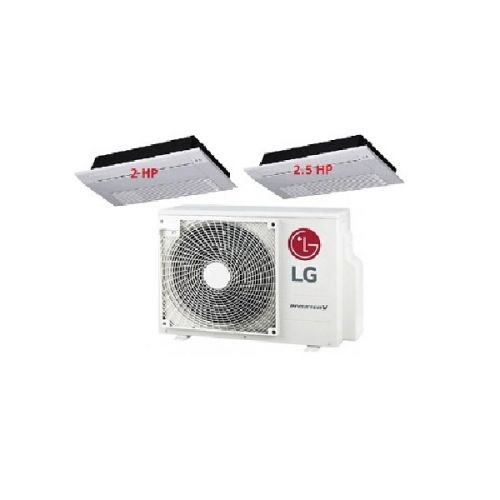 83.Máy Lạnh Multi LG 1 Dàn Nóng 4 Hp + 1 Dàn Lạnh Âm Trần 1 Hướng Thổi 2 Hp + 1 Dàn Lạnh Âm Trần 1 Hướng Thổi 2.5 Hp -A4UQ36GFD0/AMNQ18GTTA0 + AMNC24GTTA0