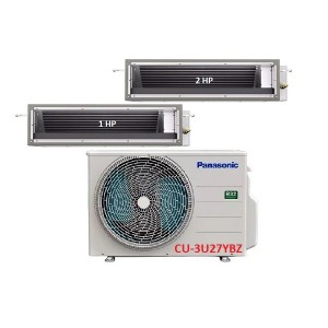 30.Máy Lạnh Multi Panasonic Inverter 1 Dàn Nóng 3 Hp + 2 Dàn Lạnh Nối Ống Gió 1 Hp-2 Hp