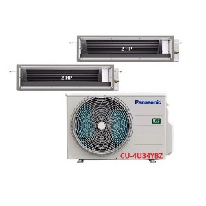 39.Máy Lạnh Multi Panasonic Inverter 1 Dàn Nóng 4 Hp + 2 Dàn Lạnh Nối Ống Gió 2 Hp