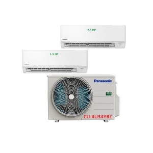 16.Máy Lạnh Multi Panasonic Inverter 1 Dàn Nóng 4 Hp + 2 Dàn Lạnh Treo Tường 1.5 Hp-2.5 Hp