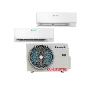 4.Máy Lạnh Multi Panasonic Inverter 1 Dàn Nóng 2 Hp + 2 Dàn Lạnh Treo Tường 1 Hp-1.5 Hp