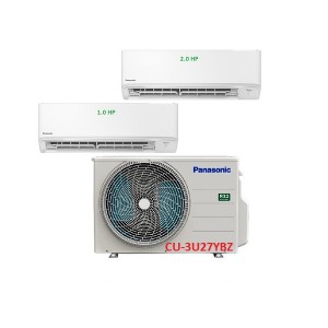 7.Máy Lạnh Multi Panasonic Inverter 1 Dàn Nóng 3 Hp + 2 Dàn Lạnh Treo Tường 1 Hp-2 Hp