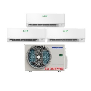 2.Máy Lạnh Multi Panasonic Inverter 1 Dàn Nóng 3 Hp + 3 Dàn Lạnh Treo Tường 1 Hp