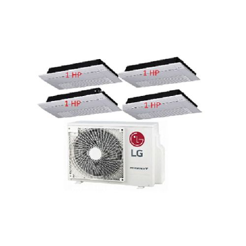 14.Máy Lạnh Multi LG 1 Dàn Nóng 4 Hp + 4 Dàn Lạnh Âm Trần 1 Hướng Thổi 1 Hp-A4UQ36GFD0/AMNC09GTUA0