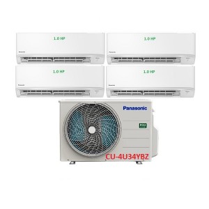 3.Máy Lạnh Multi Panasonic Inverter 1 Dàn Nóng 4 Hp + 4 Dàn Lạnh Treo Tường 1 Hp