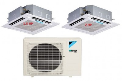 47.Máy Lạnh Multi DAIKIN Inverter 1 Dàn Nóng 3.5 HP + 2 Dàn Lạnh Âm Trần 1.5 HP-2 HP - 4MKM80RVMV/FFA35RV1V-FFA50RV1V