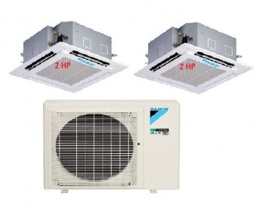 51.Máy Lạnh Multi DAIKIN Inverter 1 Dàn Nóng 3.5 HP + 2 Dàn Lạnh Âm Trần 2 HP - 4MKM80RVMV/FFA50RV1V