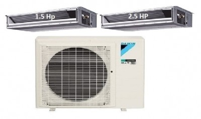80.Máy Lạnh Multi DAIKIN Inverter 1 Dàn Nóng 3.5 HP + 2 DLGTNÔG 1.5 HP - 2.5 HP