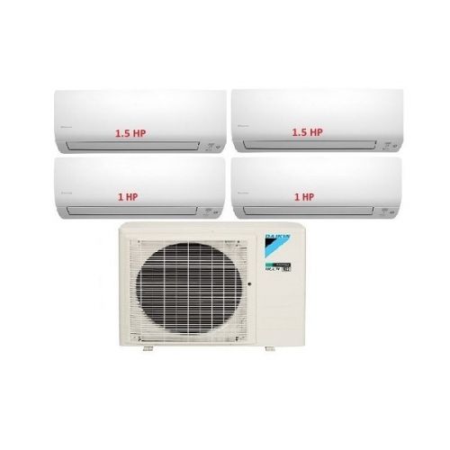 55.Máy Lạnh Multi DAIKIN Inverter 1 Dàn Nóng 4 HP + 4 Dàn Lạnh Treo Tường 1 HP- 1.5 HP - 5MKM100RVMV/CTKM25RVMV-CTKM35RVMV