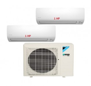 1.Máy Lạnh Multi DAIKIN Inverter 1 Dàn Nóng 2 HP + 2 Dàn Lạnh Treo Tường 1 HP - 3MKM52RVMV/CTKM25RVMV