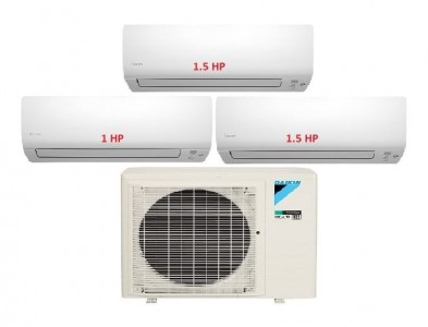 18.Máy Lạnh Multi DAIKIN Inverter 1 Dàn Nóng 3.5 HP + 3 Dàn Lạnh Treo Tường 1 HP – 1.5 HP - 4MKM80RVMV/CTKM25RVMV-CTKM35RVMV