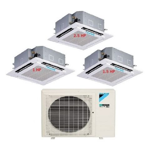 50. Máy Lạnh Multi DAIKIN Inverter 1 Dàn Nóng 4 HP + 3 Dàn Lạnh Âm Trần 1 HP - 1.5 HP - 2.5 HP - 5MKM100RVMV/FFA25RV1V-FFA35RV1V-FFA60RV1V