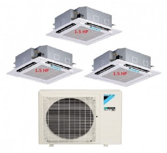 45.Máy Lạnh Multi DAIKIN Inverter 1 Dàn Nóng 4 HP + 3 Dàn Lạnh Âm Trần 1.5 HP - 5MKM100RVMV/FFA35RV1V