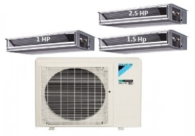 81.Máy Lạnh Multi DAIKIN Inverter 1 Dàn Nóng 4 HP + 3 DLGTNÔG 1 HP - 1.5 HP - 2.5 HP
