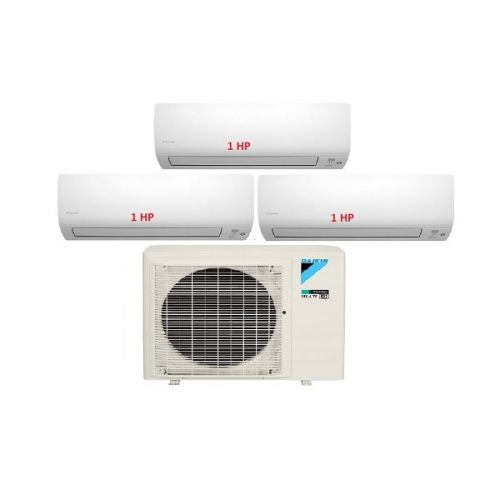 2.Máy Lạnh Multi DAIKIN Inverter 1 Dàn Nóng 3 HP + 3 Dàn Lạnh Treo Tường 1 HP - 4MKM68RVMV/CTKM25RVMV