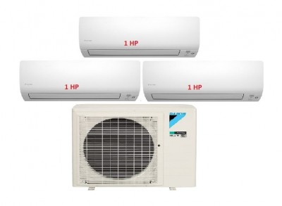 2.Máy Lạnh Multi DAIKIN Inverter 1 Dàn Nóng 3 HP + 3 Dàn Lạnh Treo Tường 1 HP - 4MKM68RVMV/CTKM25RVMV