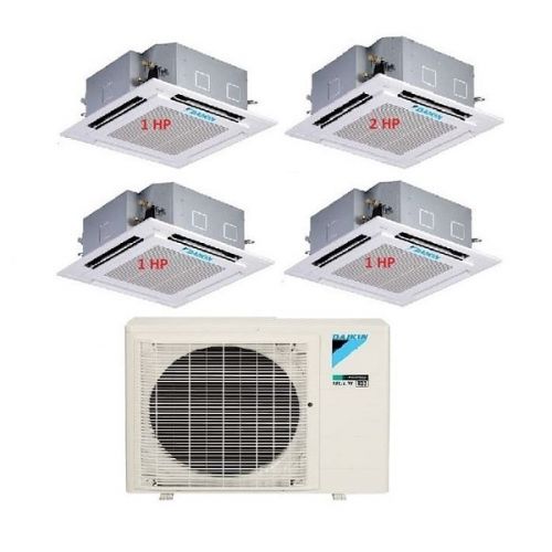 38.Máy Lạnh Multi DAIKIN Inverter 1 Dàn Nóng 4 HP + 4 Dàn Lạnh Âm Trần 1 HP-2 HP – 5MKM100RVMV/FFA25RV1V-FFA50RV1V