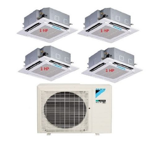 29.Máy Lạnh Multi DAIKIN Inverter 1 Dàn Nóng 3.5 HP + 4 Dàn Lạnh Âm Trần 1 HP - 4MKM80RVMV/FFA25RV1V