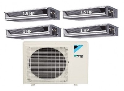 64.Máy Lạnh Multi DAIKIN Inverter 1 Dàn Nóng 4 HP + 4 DLGTNÔG 1 HP-1.5 HP-5MKM100RVMV/CDXM25RVMV-CDXM35RVMV