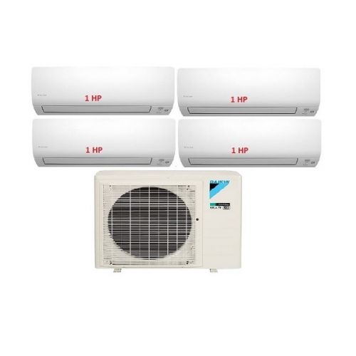 3.Máy Lạnh Multi DAIKIN Inverter 1 Dàn Nóng 3.5 HP + 4 Dàn Lạnh Treo Tường 1 HP - 4MKM80RVMV/CTKM25RVMV