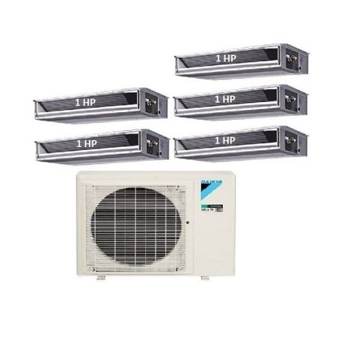 60.Máy Lạnh Multi DAIKIN Inverter 1 Dàn Nóng 4 HP + 5 Dàn Lạnh Giấu Trần Nối Ống Gió 1 HP - 5MKM100RVMV/CDXM25RVMV