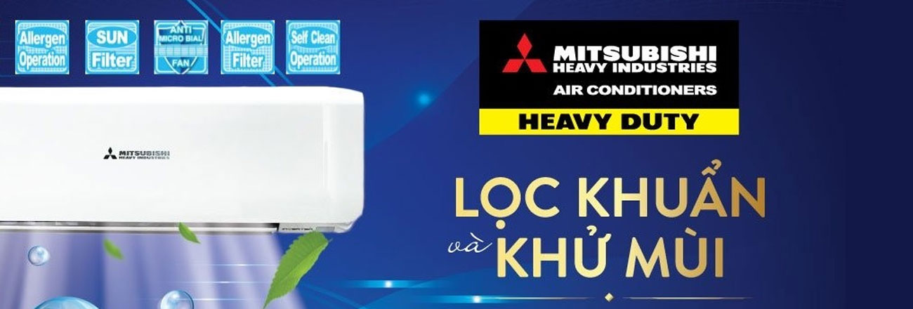 Máy lạnh mitshubishi Heavy chính hãng