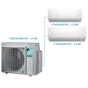 Combo Multi Daikin Inverter 1 Dàn Nóng 4 HP + 2 Dàn Lạnh 1.5 HP - 2.5 HP