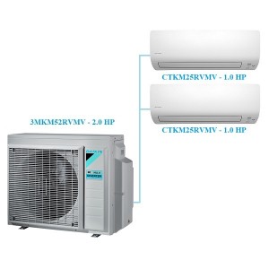 Combo Multi Daikin Inverter 1 Dàn Nóng 2 HP 3MKM52RVMV/CTKM25RVMV