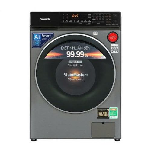 Máy giặt sấy Panasonic Inverter giặt 10 kg - sấy 6 kg NA-S106FC1LV