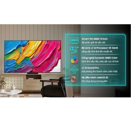 Smart Tivi QNED LG AI 4K 75QNED81ASA 75 inch