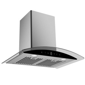 Máy Hút Mùi Áp Tường Kính Cong Nagakawa NRH9593