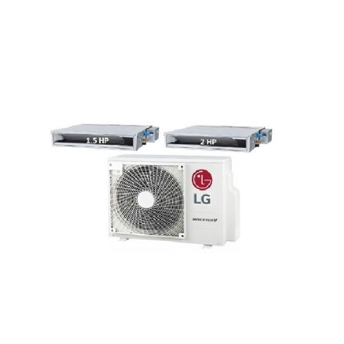 57.Máy Lạnh Multi LG 1 Dàn Nóng 2.5 Hp + 1 Dàn Lạnh Âm Trần Nối Ống Gió 1.5 Hp + 1 Dàn Lạnh Âm Trần Nối Ống Gió 2 Hp-A3UQ24GFD0/AMNQ12GL2A0 + AMNQ18GL2A0