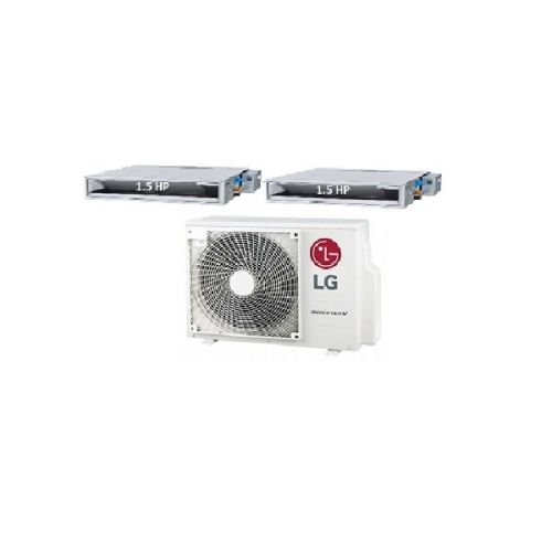 56.Máy Lạnh Multi LG 1 Dàn Nóng 2 Hp + 2 Dàn Lạnh Âm Trần Nối Ống Gió 1.5 Hp-A2UQ18GFD0/AMNQ12GL2A0 