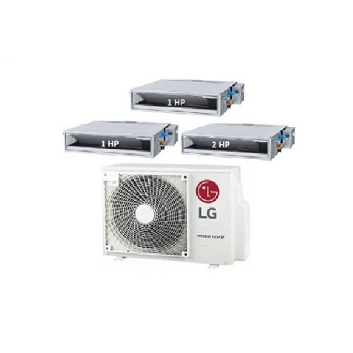 53.Máy Lạnh Multi LG 1 Dàn Nóng 3.5 Hp + 2 Dàn Lạnh Âm Trần Nối Ống Gió 1 Hp + 1 Dàn Lạnh Âm Trần Nối Ống Gió 2 Hp-A3UQ30GFD0/AMNQ09GL1A0 + AMNQ18GL2A0